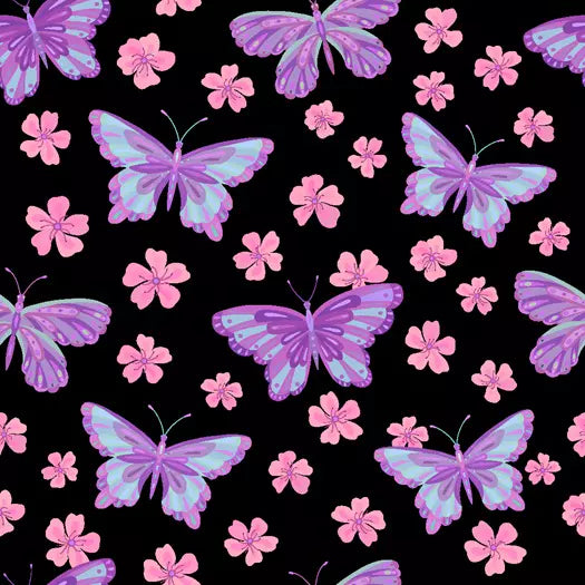SPT-6686 Butterflies and Flowers Pattern