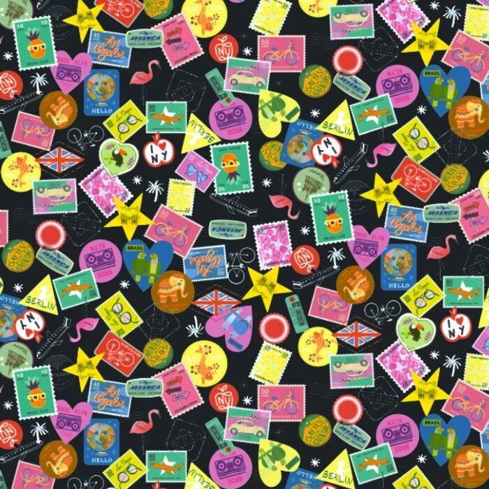 40445 Travel Patches Mediu