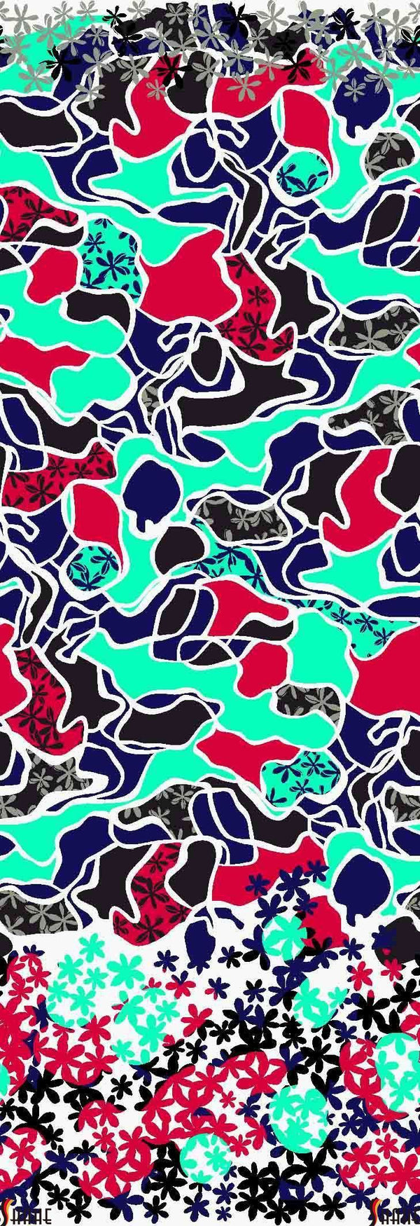 HX305b Spandex, Wet Print- Spandexbyyard - fabrics, fabric for swimwear, fabric for yogawear, swimwear fabric, yogawear fabric, fabric sublimation, sublimation fabric, los angeles, california, usa, spandex, sale, swimwear, yoga wear, lycra, shiny, neon, printed, fabric by the yard, spandex lycra, nylon lycra, lycra fabric