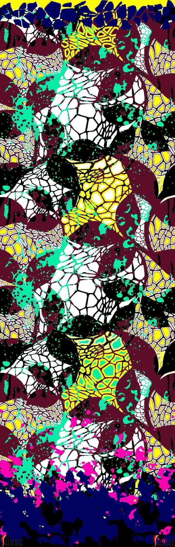 HX315a Spandex, Wet Print- Spandexbyyard - fabrics, fabric for swimwear, fabric for yogawear, swimwear fabric, yogawear fabric, fabric sublimation, sublimation fabric, los angeles, california, usa, spandex, sale, swimwear, yoga wear, lycra, shiny, neon, printed, fabric by the yard, spandex lycra, nylon lycra, lycra fabric