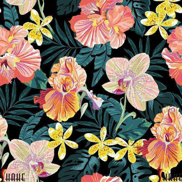 HX407A Spandex, Wet Print- Spandexbyyard - fabrics, fabric for swimwear, fabric for yogawear, swimwear fabric, yogawear fabric, fabric sublimation, sublimation fabric, los angeles, california, usa, spandex, sale, swimwear, yoga wear, lycra, shiny, neon, printed, fabric by the yard, spandex lycra, nylon lycra, lycra fabric