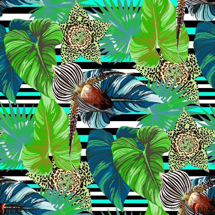 HX410a Spandex, Wet Print- Spandexbyyard - fabrics, fabric for swimwear, fabric for yogawear, swimwear fabric, yogawear fabric, fabric sublimation, sublimation fabric, los angeles, california, usa, spandex, sale, swimwear, yoga wear, lycra, shiny, neon, printed, fabric by the yard, spandex lycra, nylon lycra, lycra fabric