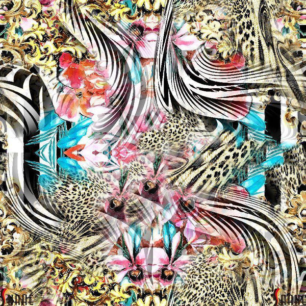 HX416a Spandex, Wet Print- Spandexbyyard - fabrics, fabric for swimwear, fabric for yogawear, swimwear fabric, yogawear fabric, fabric sublimation, sublimation fabric, los angeles, california, usa, spandex, sale, swimwear, yoga wear, lycra, shiny, neon, printed, fabric by the yard, spandex lycra, nylon lycra, lycra fabric