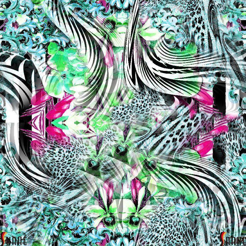 HX416d Spandex, Wet Print- Spandexbyyard - fabrics, fabric for swimwear, fabric for yogawear, swimwear fabric, yogawear fabric, fabric sublimation, sublimation fabric, los angeles, california, usa, spandex, sale, swimwear, yoga wear, lycra, shiny, neon, printed, fabric by the yard, spandex lycra, nylon lycra, lycra fabric