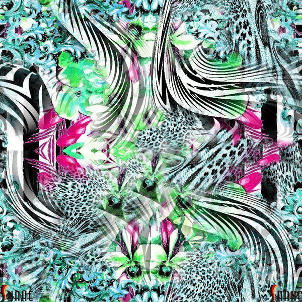 HX416d Spandex, Wet Print- Spandexbyyard - fabrics, fabric for swimwear, fabric for yogawear, swimwear fabric, yogawear fabric, fabric sublimation, sublimation fabric, los angeles, california, usa, spandex, sale, swimwear, yoga wear, lycra, shiny, neon, printed, fabric by the yard, spandex lycra, nylon lycra, lycra fabric