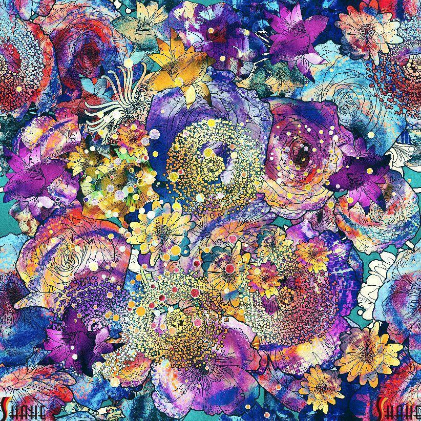 HX442b Spandex, Wet Print- Spandexbyyard - fabrics, fabric for swimwear, fabric for yogawear, swimwear fabric, yogawear fabric, fabric sublimation, sublimation fabric, los angeles, california, usa, spandex, sale, swimwear, yoga wear, lycra, shiny, neon, printed, fabric by the yard, spandex lycra, nylon lycra, lycra fabric