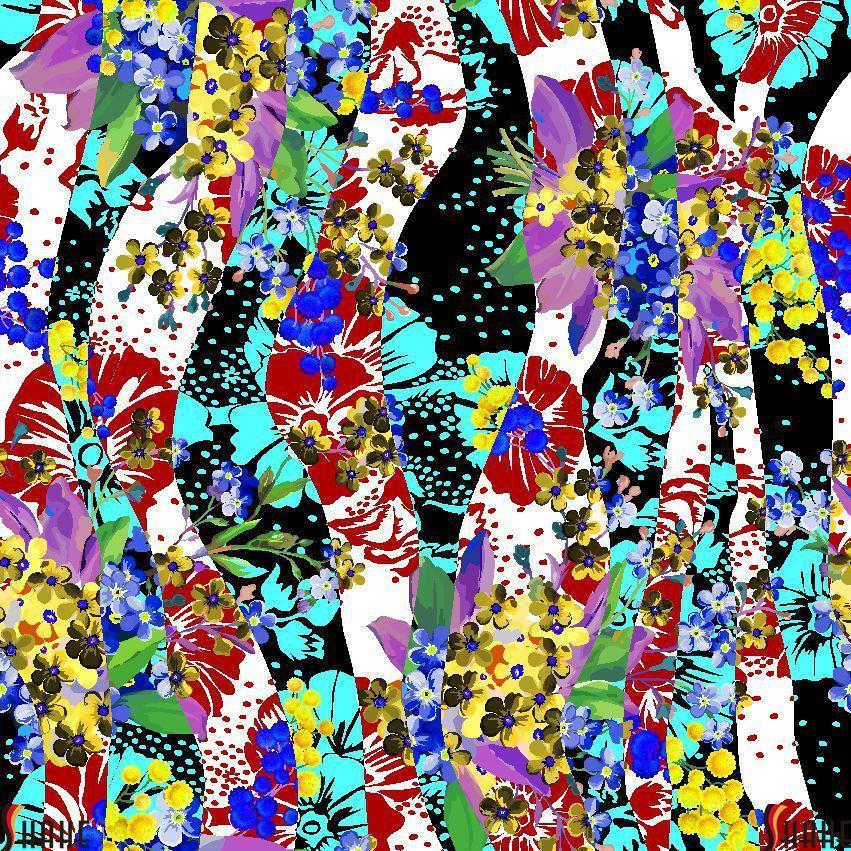 HX461c Spandex, Wet Print- Spandexbyyard - fabrics, fabric for swimwear, fabric for yogawear, swimwear fabric, yogawear fabric, fabric sublimation, sublimation fabric, los angeles, california, usa, spandex, sale, swimwear, yoga wear, lycra, shiny, neon, printed, fabric by the yard, spandex lycra, nylon lycra, lycra fabric