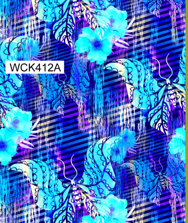 WCK412A Spandex, Wet Print- Spandexbyyard - fabrics, fabric for swimwear, fabric for yogawear, swimwear fabric, yogawear fabric, fabric sublimation, sublimation fabric, los angeles, california, usa, spandex, sale, swimwear, yoga wear, lycra, shiny, neon, printed, fabric by the yard, spandex lycra, nylon lycra, lycra fabric
