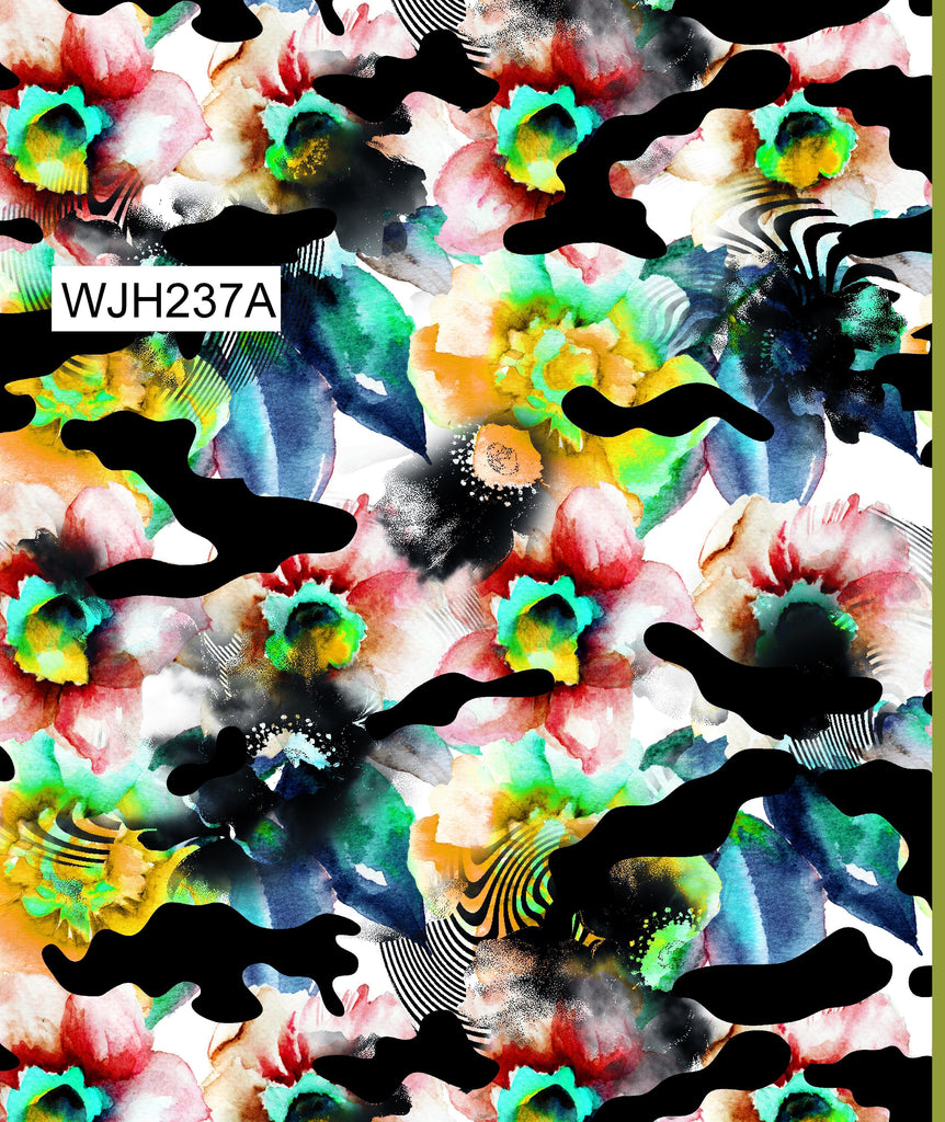 WJH237A_ Spandex, Wet Print- Spandexbyyard - fabrics, fabric for swimwear, fabric for yogawear, swimwear fabric, yogawear fabric, fabric sublimation, sublimation fabric, los angeles, california, usa, spandex, sale, swimwear, yoga wear, lycra, shiny, neon, printed, fabric by the yard, spandex lycra, nylon lycra, lycra fabric