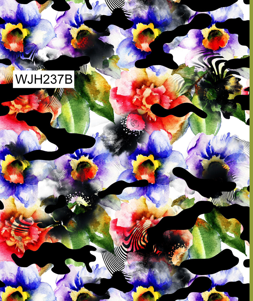 WJH237B Spandex, Wet Print- Spandexbyyard - fabrics, fabric for swimwear, fabric for yogawear, swimwear fabric, yogawear fabric, fabric sublimation, sublimation fabric, los angeles, california, usa, spandex, sale, swimwear, yoga wear, lycra, shiny, neon, printed, fabric by the yard, spandex lycra, nylon lycra, lycra fabric