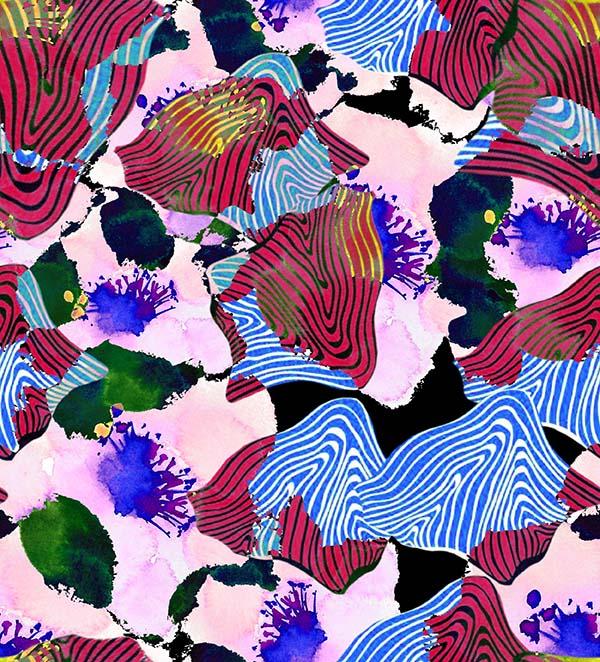 ZXY321A Spandex, Wet Print- Spandexbyyard - fabrics, fabric for swimwear, fabric for yogawear, swimwear fabric, yogawear fabric, fabric sublimation, sublimation fabric, los angeles, california, usa, spandex, sale, swimwear, yoga wear, lycra, shiny, neon, printed, fabric by the yard, spandex lycra, nylon lycra, lycra fabric